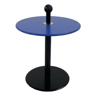 Postmodern Blue Side Table from Ikea, 1980s For Sale