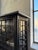 Antique Black Bamboo Glass-Fronted Bookcase, 1900s For Sale - Image 14 of 18