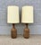 Mid-Century Modern Mid 20th Century Mid Century Cork Table Lamps, a Pair For Sale - Image 3 of 15