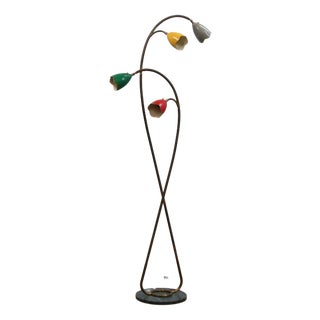 Italian Brass Floor Lamp from Biancardi e Jordan, 1950s For Sale