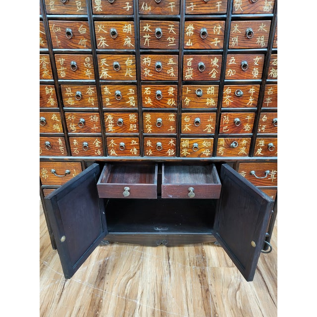Chinese Asian Apothecary Cabinet For Sale - Image 3 of 6