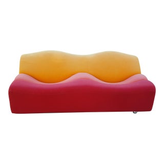 1960s Vintage Pierre Paulin Pop Art "ABCD" Sofa For Sale
