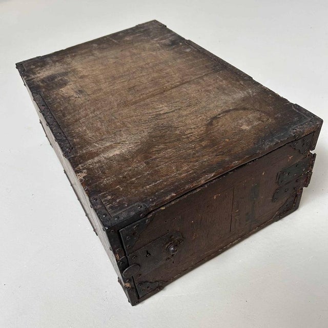Brown Small Late Edo Period Kodansu (小 箪笥) Storage Cabinet, Japan, 1890s For Sale - Image 8 of 14