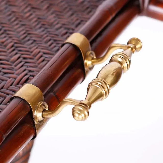 Late 20th Century Serving Tray on a Folding Stand For Sale - Image 5 of 7