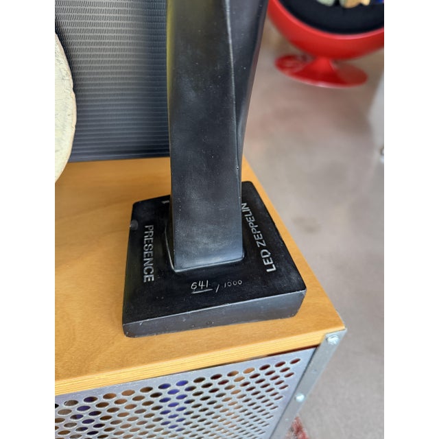 1980s Led Zeppelin “The Object” Reproduction Presence Promo Statue Number 641/1000 Swan Song For Sale - Image 10 of 18