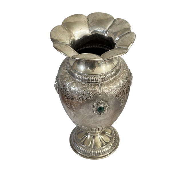 Early 20th Century Italian Renaissance Revival or Baroque-Inspired Baluster / Amphora Shape 800/Silver For Sale - Image 5 of 9