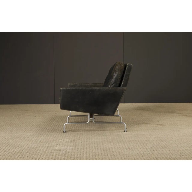 Poul Kjaerholm Pk-31 Settee by Poul Kjærholm for E. Kold Christensen, 1960s Denmark, Signed For Sale - Image 4 of 16