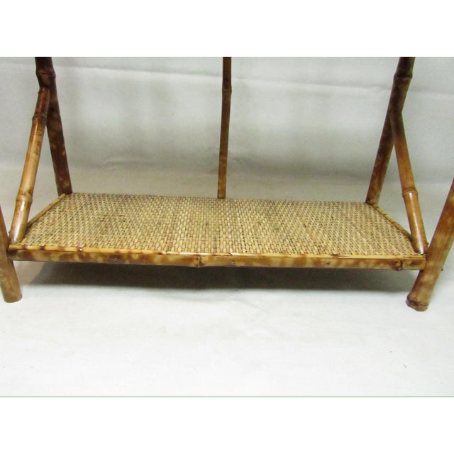 Antique English Bamboo Shelves For Sale - Image 15 of 17