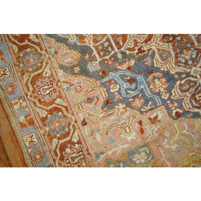 Persian Antique Persian Bakhtiari Square Rug - 4'10" x 6'5" For Sale - Image 3 of 9