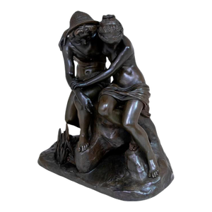 Paul Joseph Gayrard "Daphnis and Chloe" Bronze