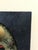 Vintage Original Oil Painting Romantic Flower Girl With Roses, Oval Presentation in Custom Fabric Mount For Sale - Image 9 of 9