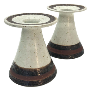Bruno Gambone Candlesticks, 1970s, Set of 2