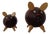 Vintage Pig-Shaped Teak Salt and Pepper Shakers, Denmark, 1960s, Set of 2 For Sale
