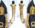 Pair French 19th C Empire Caryatid & Winged Lions Bronze Wall Sconces For Sale - Image 10 of 18