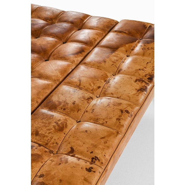 Daybed in Teak, Steel and Leather attributed to Johannes Spalt, 1960s For Sale - Image 10 of 11