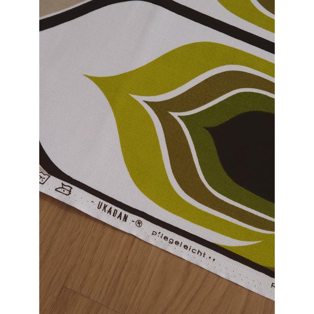 Mid-Century Modern Mid-Century Modern German Ukadan Fabric for Curtains, 1970s For Sale - Image 3 of 5