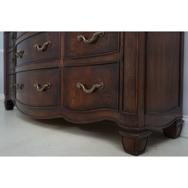 Henredon Marble Top Dresser W. Large Mirror For Sale In Philadelphia - Image 6 of 18