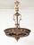 Art Deco 1930's French Bronze Chandelier For Sale - Image 3 of 18