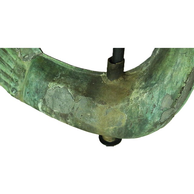 French Mid 19th Century French Copper Weather Vane For Sale - Image 3 of 8