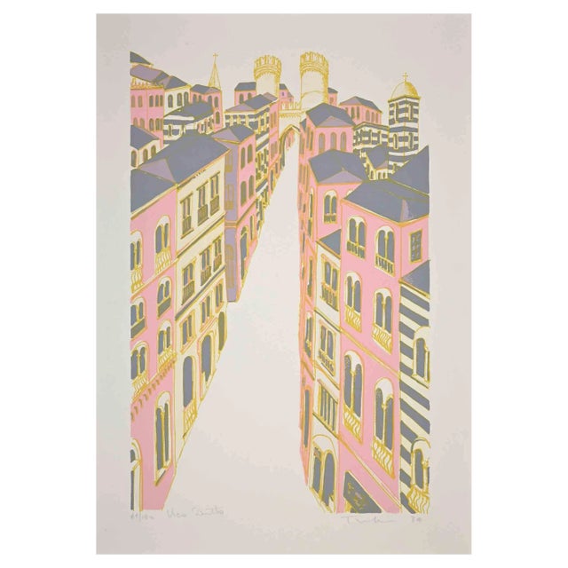 Unknown, Composition, Original Screenprint, 1984 For Sale