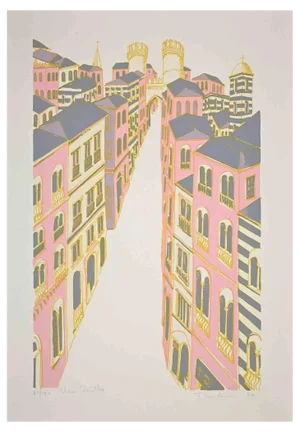 Unknown, Composition, Original Screenprint, 1984