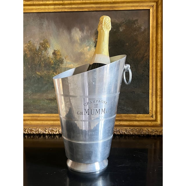 Vintage Aluminum Champagne Bucket by Mumm Chairish