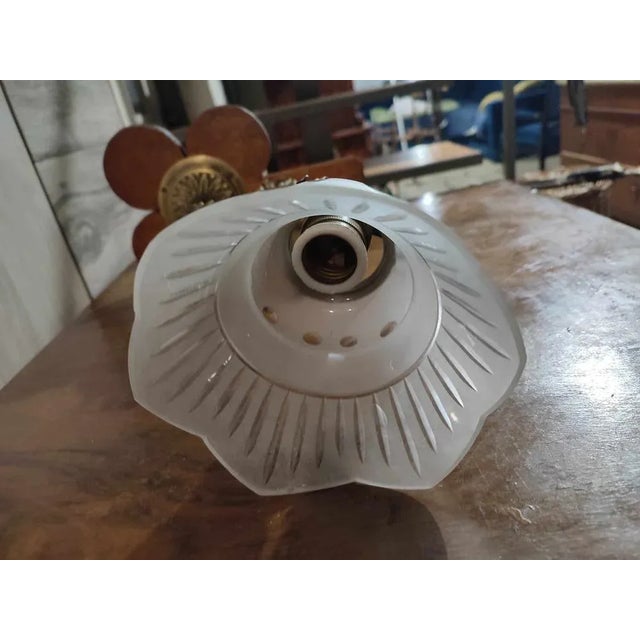 Art Nouveau Brass Wall Lamp, 1890s For Sale - Image 3 of 10