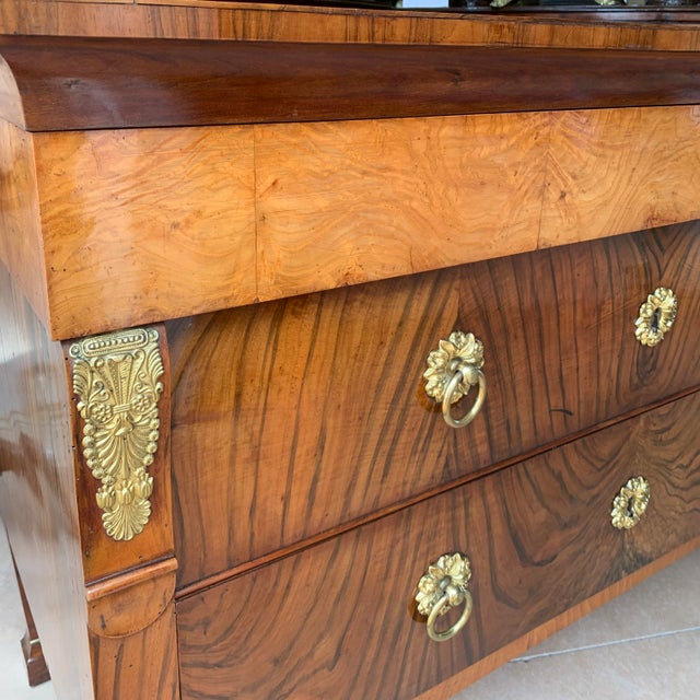 Italian Neoclassical Commode With Exceptional Brass Hardware For Sale - Image 6 of 18