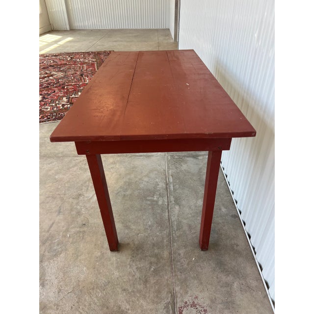 Early 20th Century Antique Farmhouse Table Island, Rectangle For Sale - Image 4 of 11