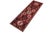 Shabby Chic Tabriz Red/Rust Wool Runner Rug- 3'7'' X 9'10'' For Sale - Image 9 of 10