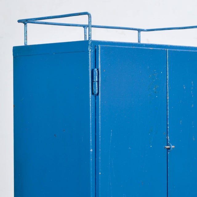 Metal Industrial Four-Drawer Cabinet, 1970s For Sale - Image 7 of 13