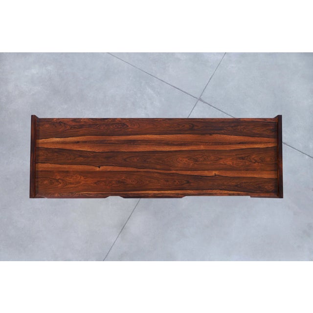 Mid-Century Modern Brazilian Rosewood Credenza, 1960s For Sale - Image 12 of 14