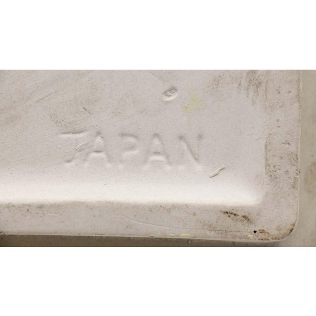 Vintage Yellow Ceramic 3 Piece Soap Toilet Paper & Tooth Brush Mounts