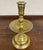 Antique Brass Candlestick Chamberstick With Drip Tray For Sale - Image 4 of 8