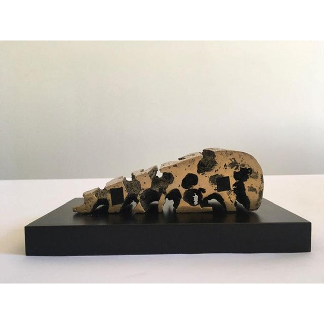 Postmodern Abstract Multiple Bronze Cheese Shape, Italy, 1980s For Sale - Image 3 of 18