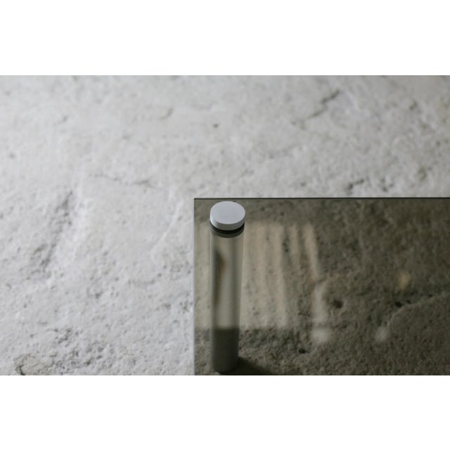 Smoked Glass Coffee Table, 1970s For Sale - Image 10 of 18