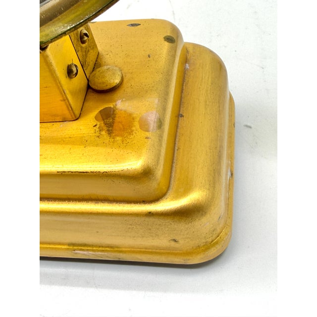 1940s Art Deco Etalage Reclame Mystery Clock Running Nicely For Sale - Image 13 of 14