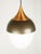 A rare and elegant pendant lamp produced by Stilnovo in the 1960s.The main body of the lamp consists of 3 elements: 2 in...