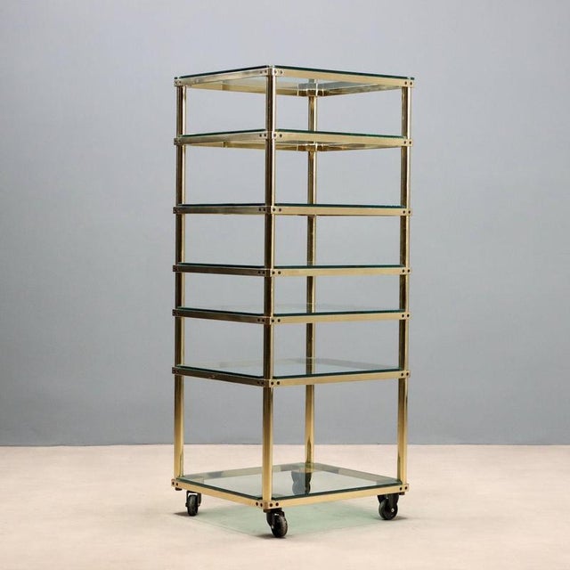 Glass Display Stand, 1980s For Sale - Image 9 of 10