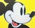Andy Warhol (after) "Mickey Mouse yellow" print, size 60 x 60 cm, plate signed bottom right, numbered with pencil on heavy...