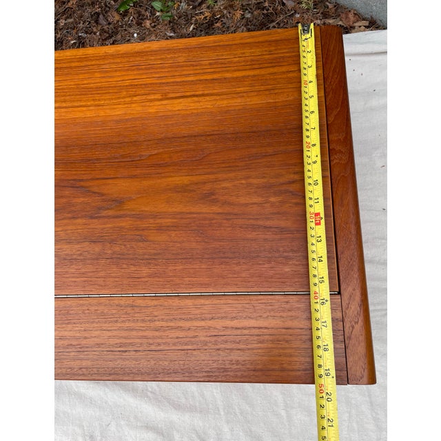 Brown Mid 20th Century Danish Modern Teak Rounded Chest Trunk For Sale - Image 8 of 9