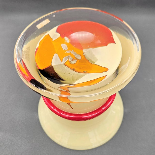 Glass Vase by Monica Backström for Kosta Boda, 1960s For Sale - Image 3 of 6