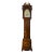 Mid 18th Century George II Mahogany Grandfather Clock in Ornately Detailed Case For Sale
