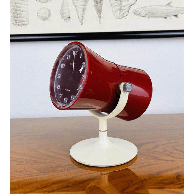 Space Age Table Clock from Seiko TTZ, 1970s For Sale - Image 3 of 9
