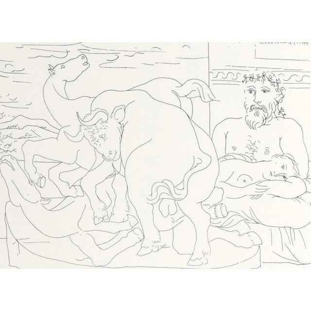 Mid 20th Century Vintage Pablo Picasso Vollard Suite Lithograph Print 1956 For Sale - Image 5 of 6