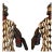 Pair of Cowrie-Covered African Fertility Dolls (Namji/Fali-Style) For Sale