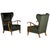 Wingback Lounge Chairs in Walnut by Melchiorre Bega, Italy, 1950s, Set of 2 For Sale - Image 16 of 16