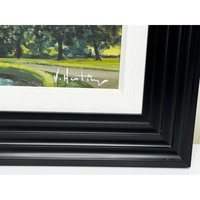 Original Scottish Painting of Edinburgh Castle & Ross Fountain by Vikki Hastings – Framed Cityscape” For Sale - Image 18 of 18