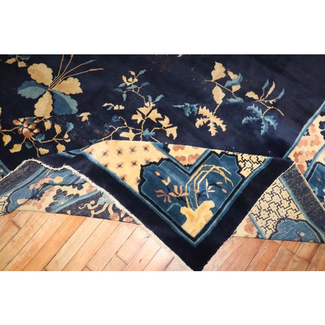 Textile Early 20th Century Chinese Rug - 10'3" x 14'3" For Sale - Image 7 of 11