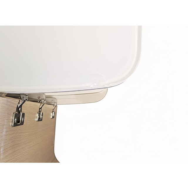 The iconic Sabine 4-Door Sideboard from Maiden Home in Natural Oak. This is an architectural anchor piece known for its...